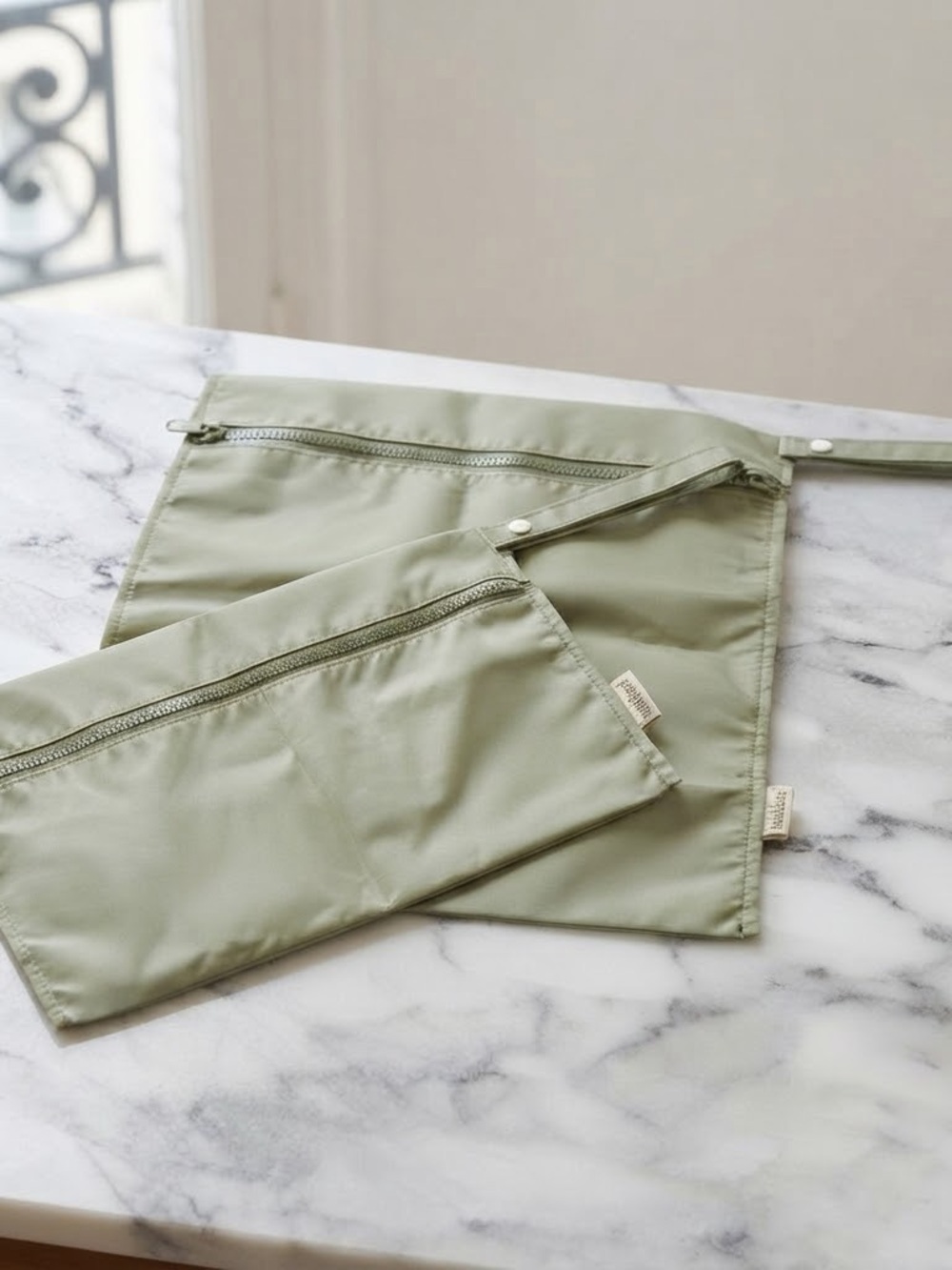 Haakaa Wet Dry Bags for Baby in Grass Green Bundle